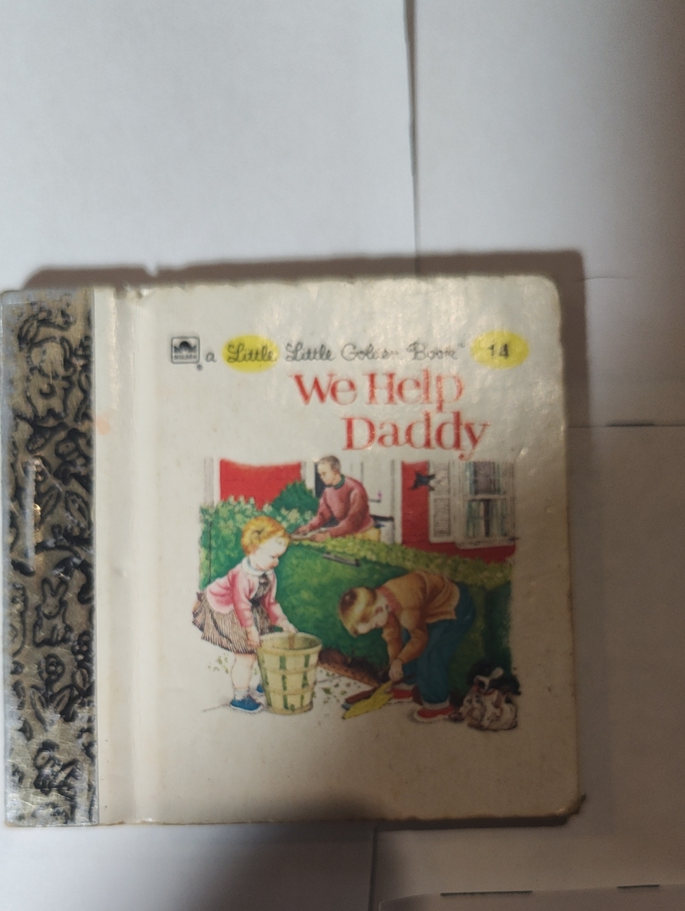 We Help Daddy Little Golden Book - White Cover